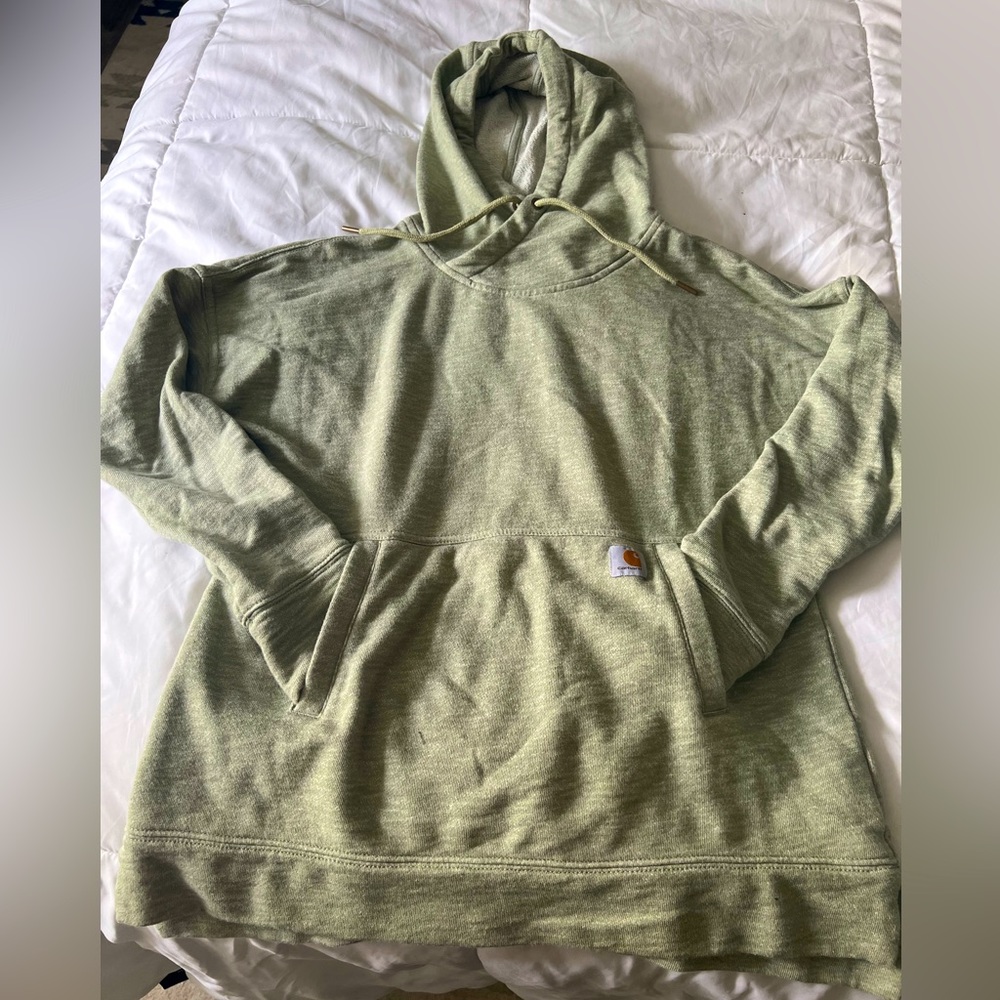 Carhartt sage green hoodie